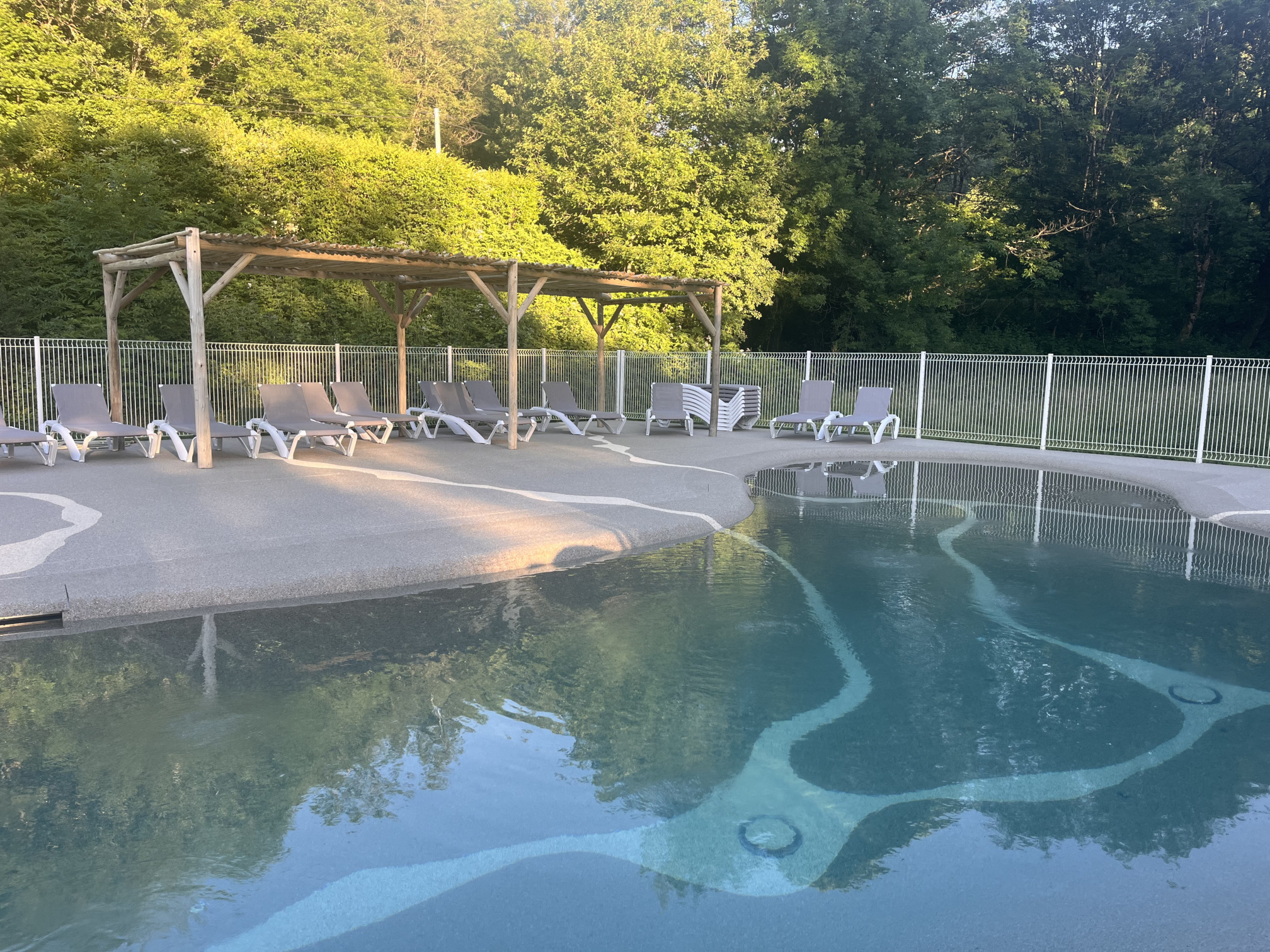 piscine camping la prade nature