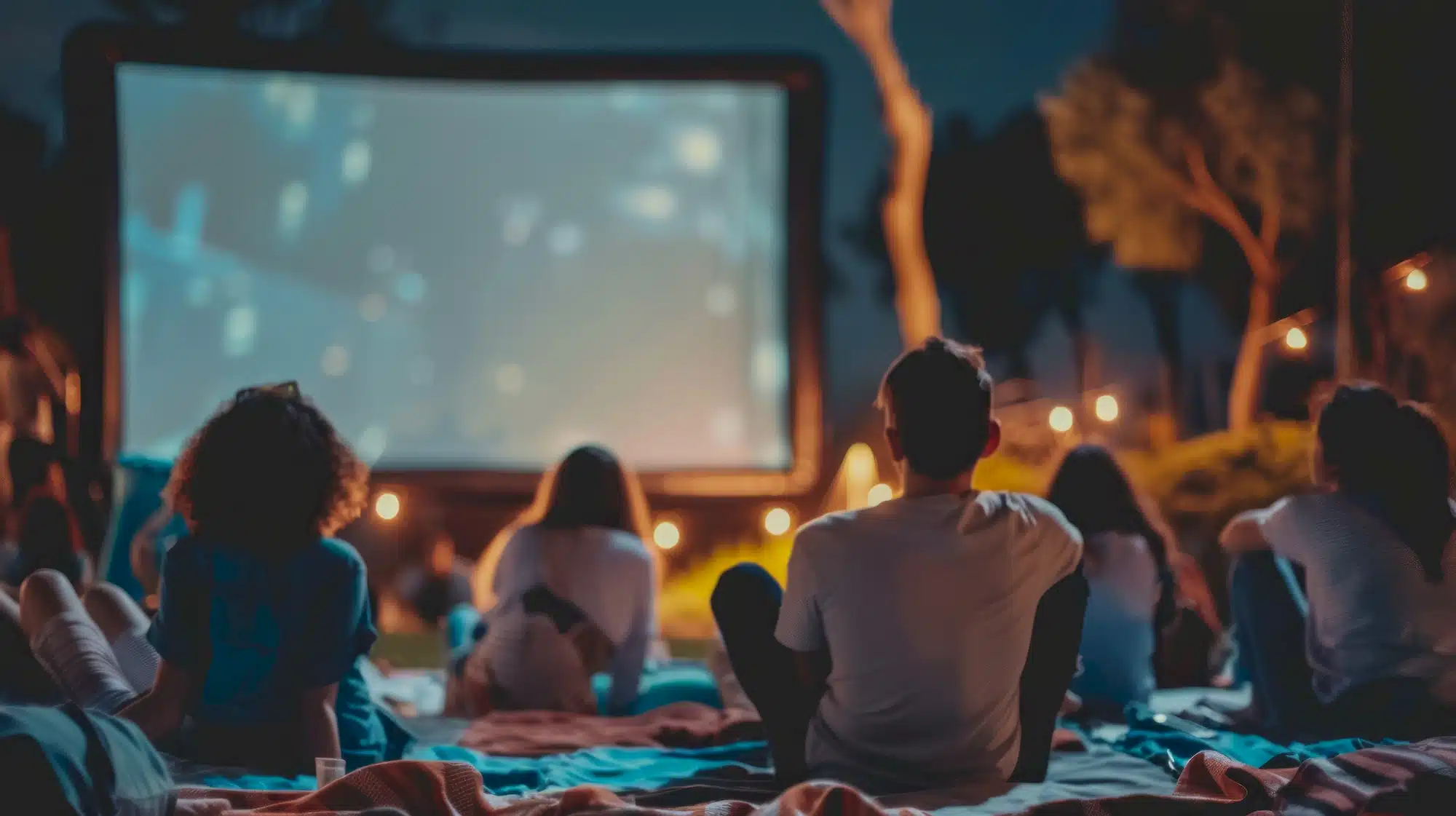 open-air cinema camping la prade
