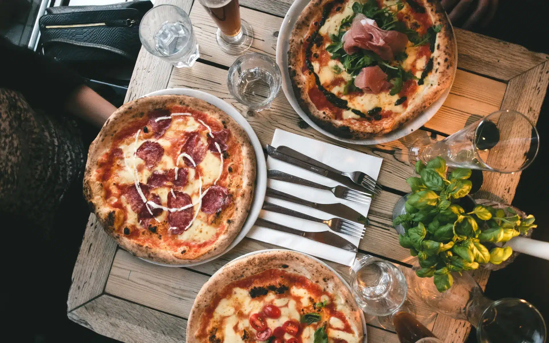 snack ouvert pizza